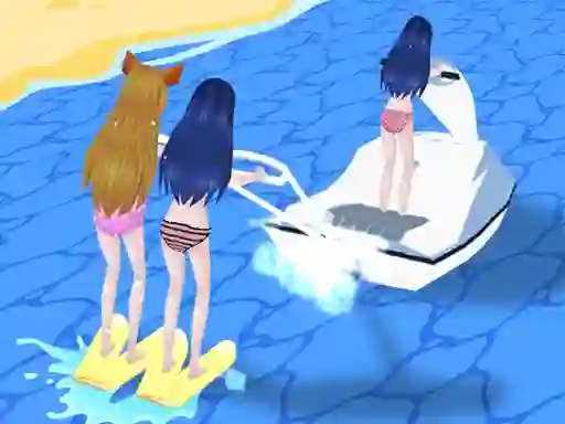 لعبة Girl Surfer 3D على الانترنت
