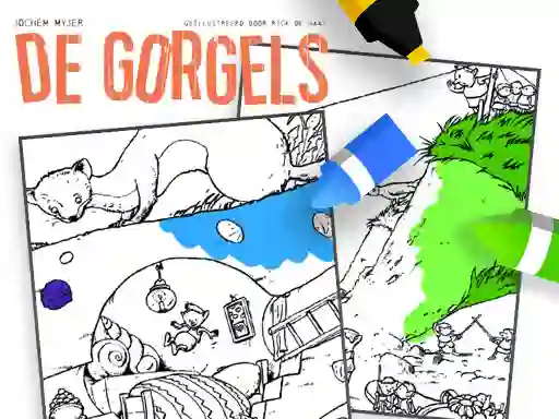 لعبة Coloring Gorgels على الانترنت