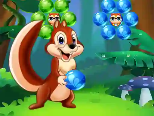 لعبة Bubbles Shooter Squirrel على الانترنت