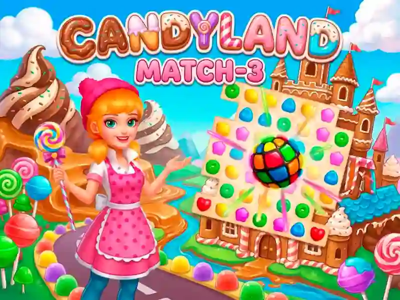 لعبة Candyland: Match-3 على الانترنت