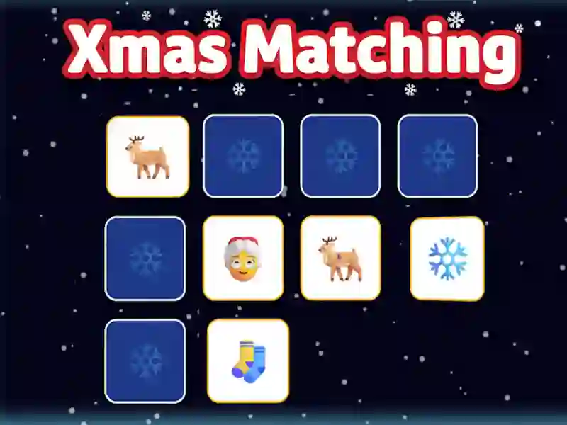 لعبة Xmas Matching على الانترنت