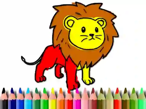لعبة Back To School: Lion Coloring Book على الانترنت