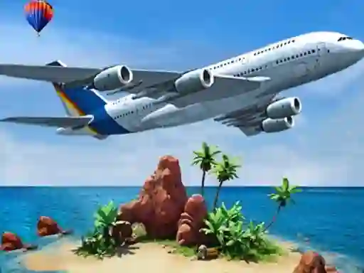 لعبة Air plane Simulator Island Travel على الانترنت