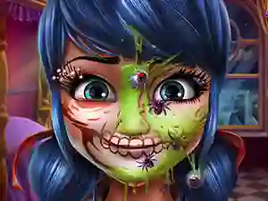 لعبة Dotted Girl Halloween Makeup على الانترنت