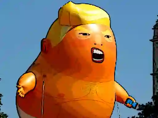 لعبة Trump Flying Adventure على الانترنت