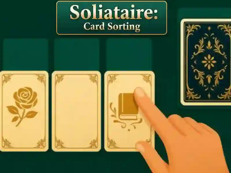 لعبة Solitaire: Card Sorting على الانترنت