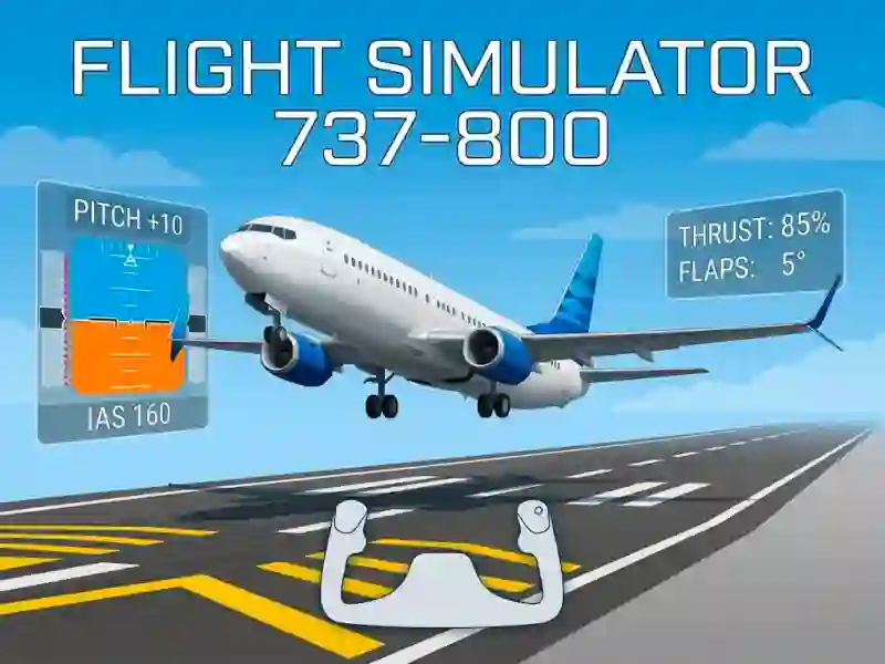لعبة Flight Simulator 737-800 على الانترنت