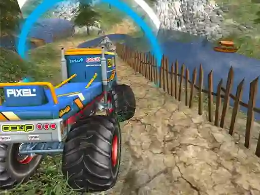 لعبة Monster Truck Offroad Driving Mountain على الانترنت