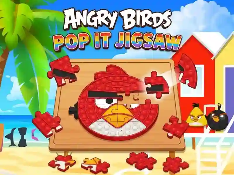 لعبة Angry Birds Pop It Jigsaw على الانترنت