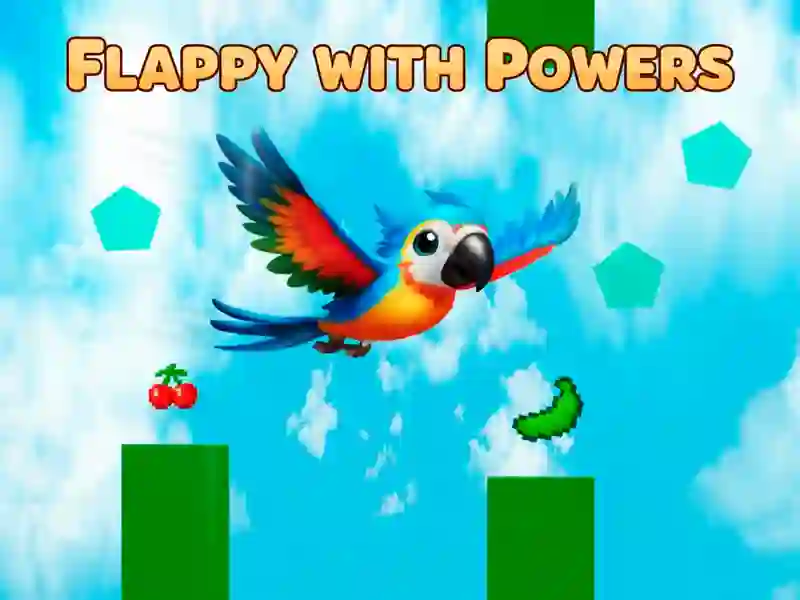 لعبة Flappy with Powers على الانترنت