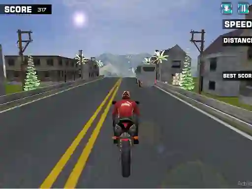 لعبة Highway Rider Motorcycle Racer على الانترنت