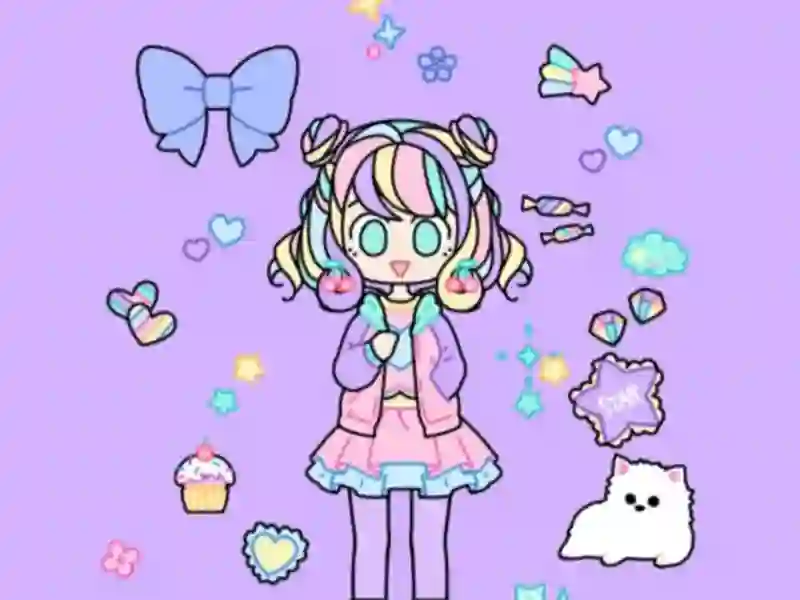 لعبة Pastel Girl Dress Up على الانترنت