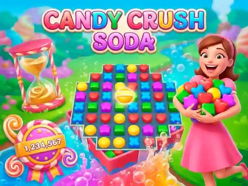 لعبة Candy Crush Soda على الانترنت
