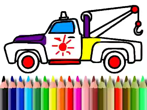 لعبة Back To School: Trucks Coloring على الانترنت