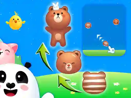 لعبة Animal Merge: Bubble Shooter على الانترنت