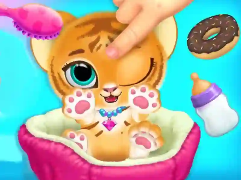 لعبة Baby Tiger Care على الانترنت
