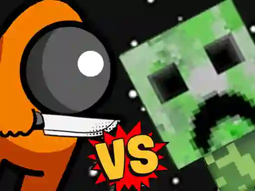 لعبة Among vs Creeper Fight على الانترنت