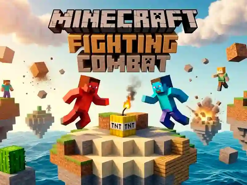لعبة Minecrafts Fighting Combat على الانترنت