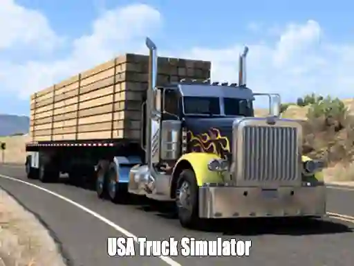 لعبة USA Truck Simulator 2024 على الانترنت