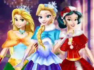 لعبة Princess Christmas At The Castle على الانترنت