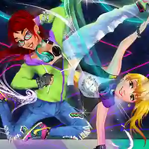 لعبة BFF street dancing على الانترنت