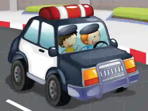 لعبة Police cars jigsaw على الانترنت