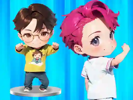 لعبة BTS Chibi Claw Machine على الانترنت