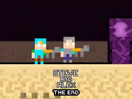 لعبة Steve and Alex TheEnd على الانترنت