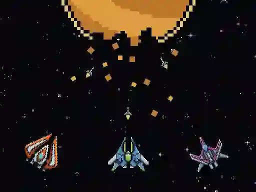 لعبة Galactic Pixel Storm على الانترنت