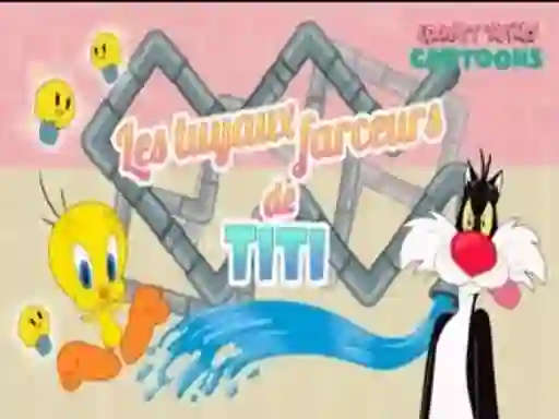 لعبة Looney Tunes Cartoons Les tuyaux farceurs de Titi على الانترنت