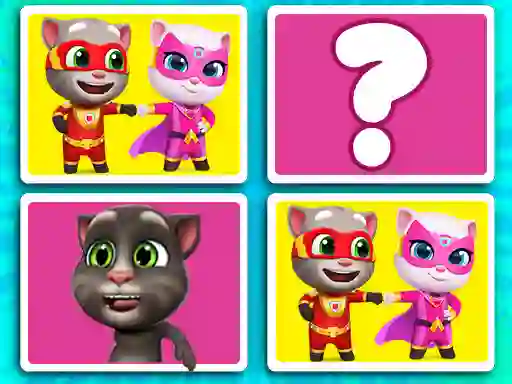 لعبة Talking Tom Match'Up على الانترنت