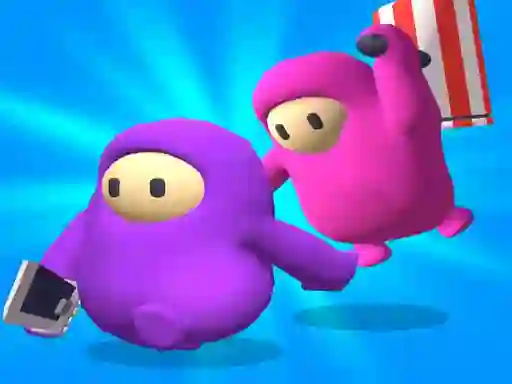 لعبة Fall Heroes Fun Guys Run على الانترنت