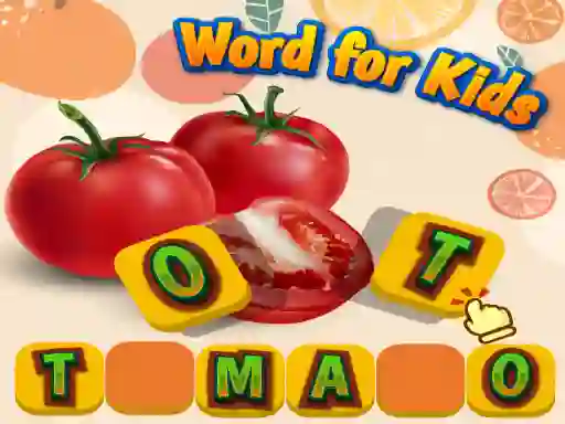 لعبة Fruits and Vegetables Word for Kids على الانترنت