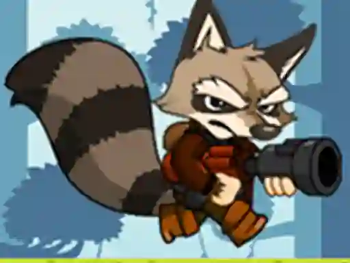 لعبة Raccoon adventure game على الانترنت