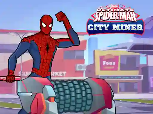 لعبة Spiderman Gold Miner على الانترنت