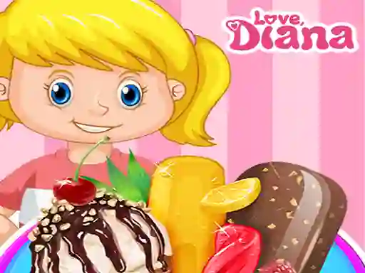 لعبة Ice Cream love Diana على الانترنت