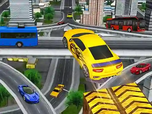 لعبة Crazy Car Impossible Stunt Challenge Game على الانترنت