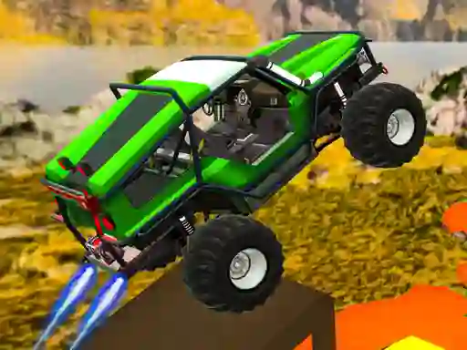 لعبة Monster Jeep Stunts على الانترنت