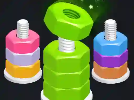 لعبة Nuts Puzzle: Color Sort على الانترنت