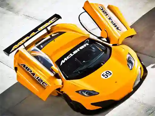 لعبة McLaren GT3 Puzzle على الانترنت