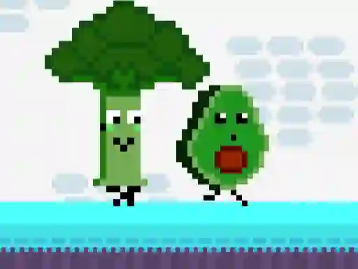 لعبة Cat Chef vs Fruits - 2 Player على الانترنت