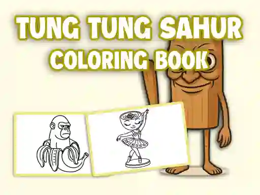 لعبة Tung Tung Sahur Coloring Book على الانترنت