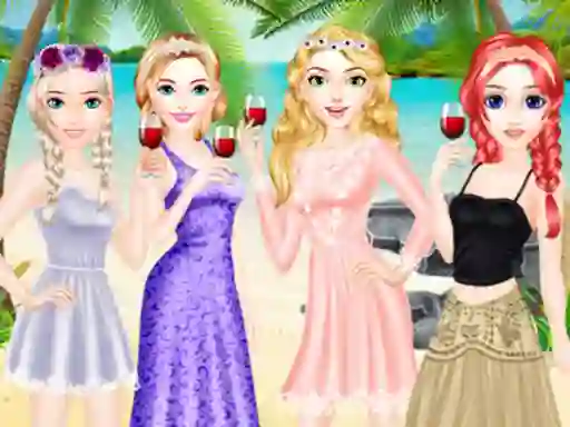لعبة School Graduation Beach Party على الانترنت