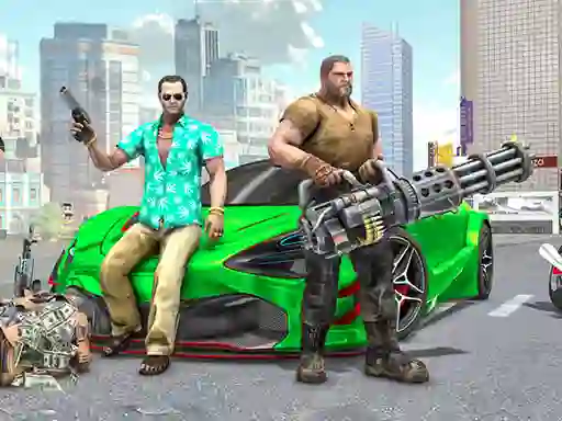 لعبة Real Gangster City Crime Car Simulator Game على الانترنت