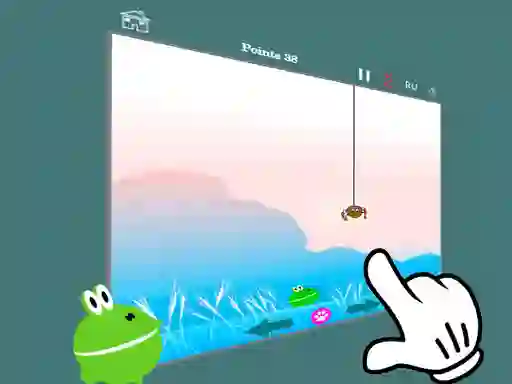 لعبة Hunt feed the frog 2 على الانترنت