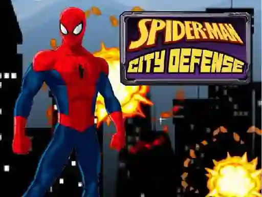 لعبة Spiderman City Defense على الانترنت