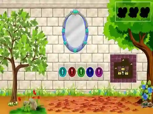 لعبة White Brick Backyard Escape على الانترنت
