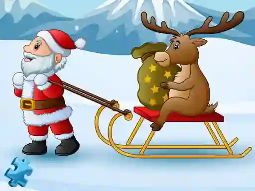 لعبة Funny Santa Jigsaw على الانترنت