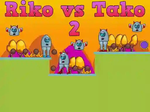 لعبة Riko vs Tako 2 على الانترنت
