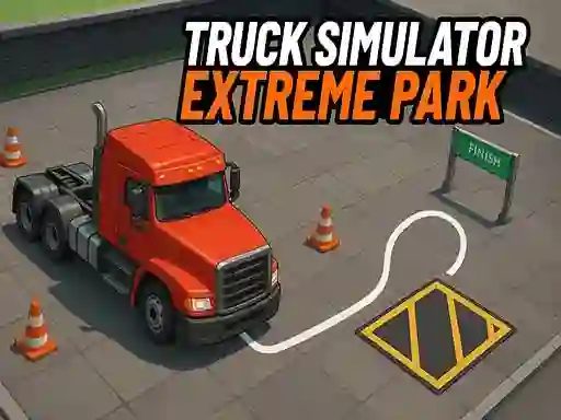 لعبة Truck Simulator Extreme Park على الانترنت